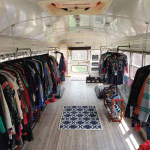 Inside Maddie's Closet Bus