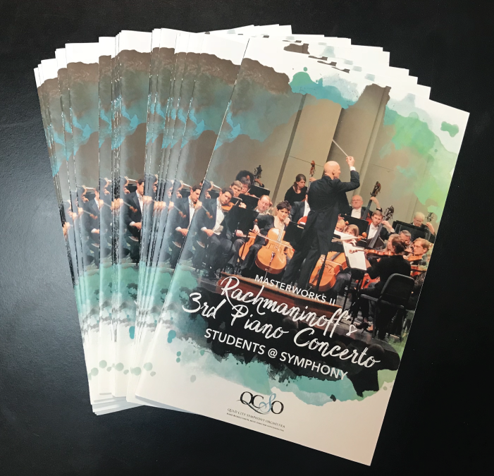 QCSO Introduces New Students @ Symphony Youth Program Book