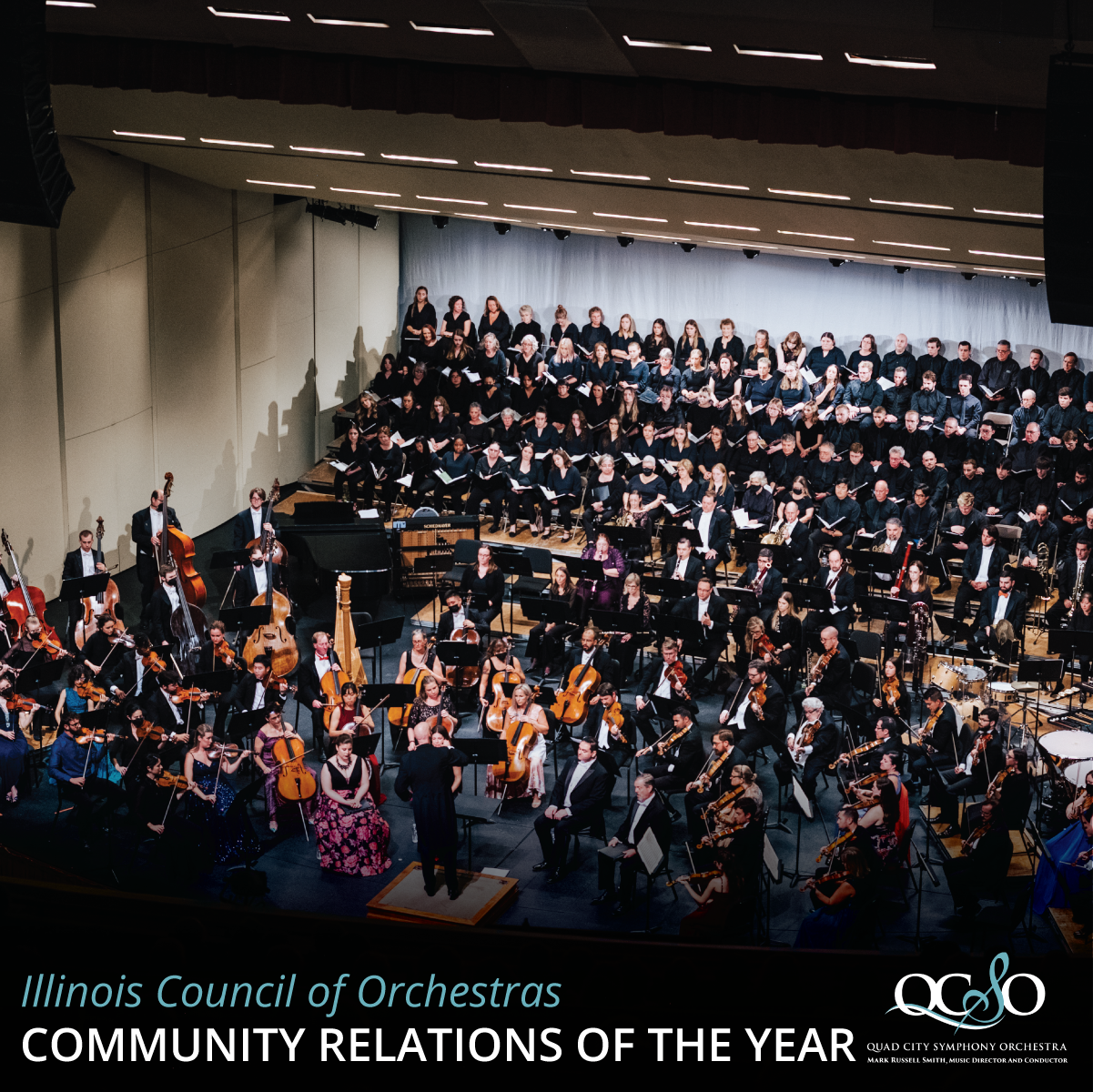 QCSO Awarded Community Relations of the Year by Illinois Council Of Orchestras