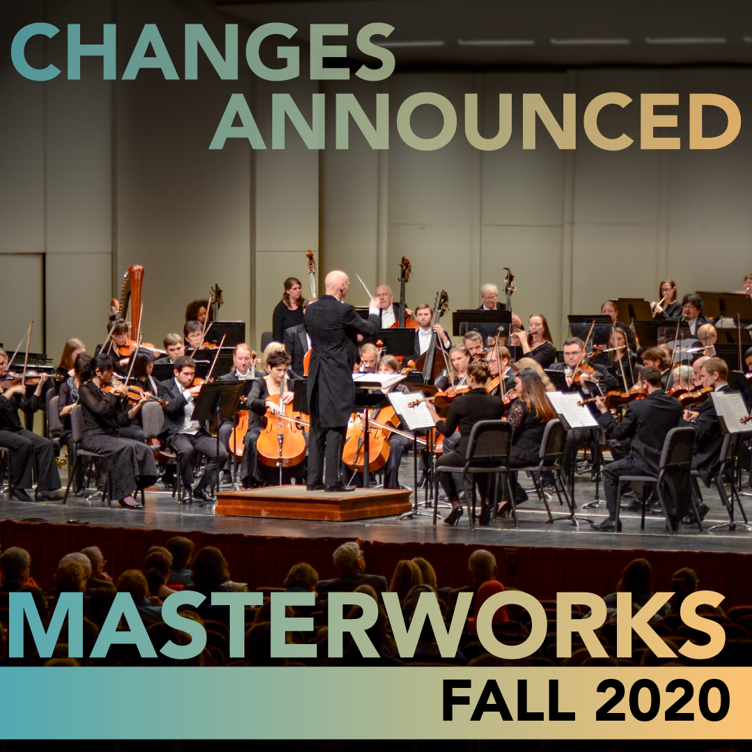 QCSO Announces Changes to 2020 Fall Masterworks Concerts