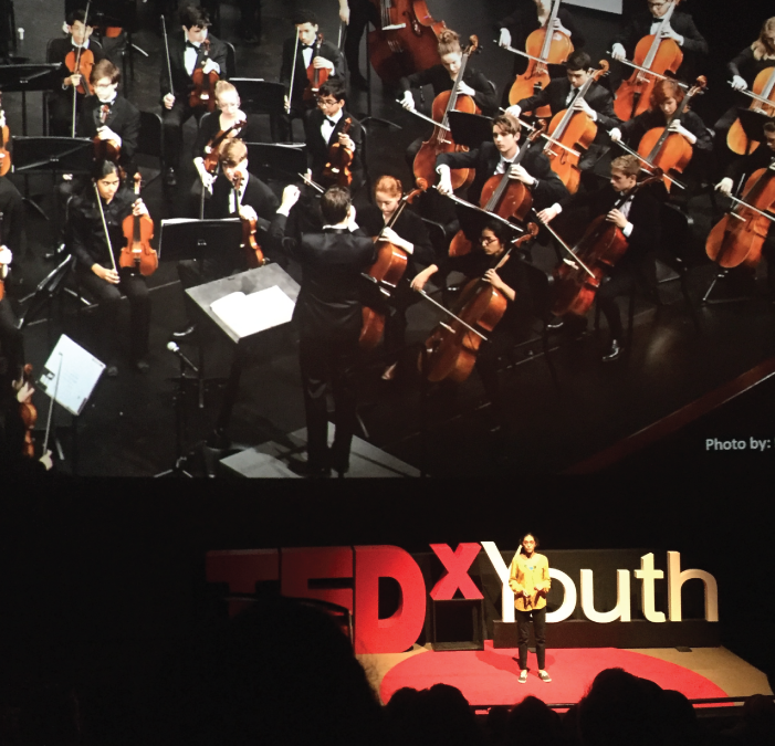 Youth Ensemble Student gives TedxYouth Talk about Volunteering